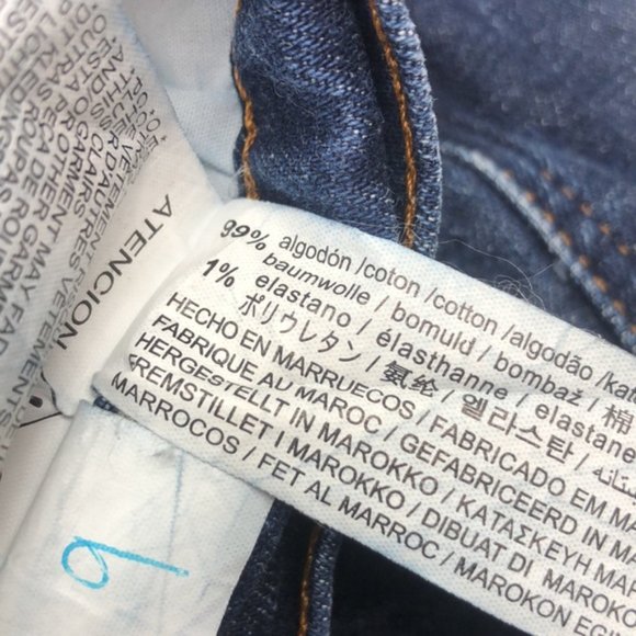 LIKE NEW MENS ZARA DENIMWEAR SLIM STRAIGHT JEANS 31x30 ⭐️ - Picture 7 of 11